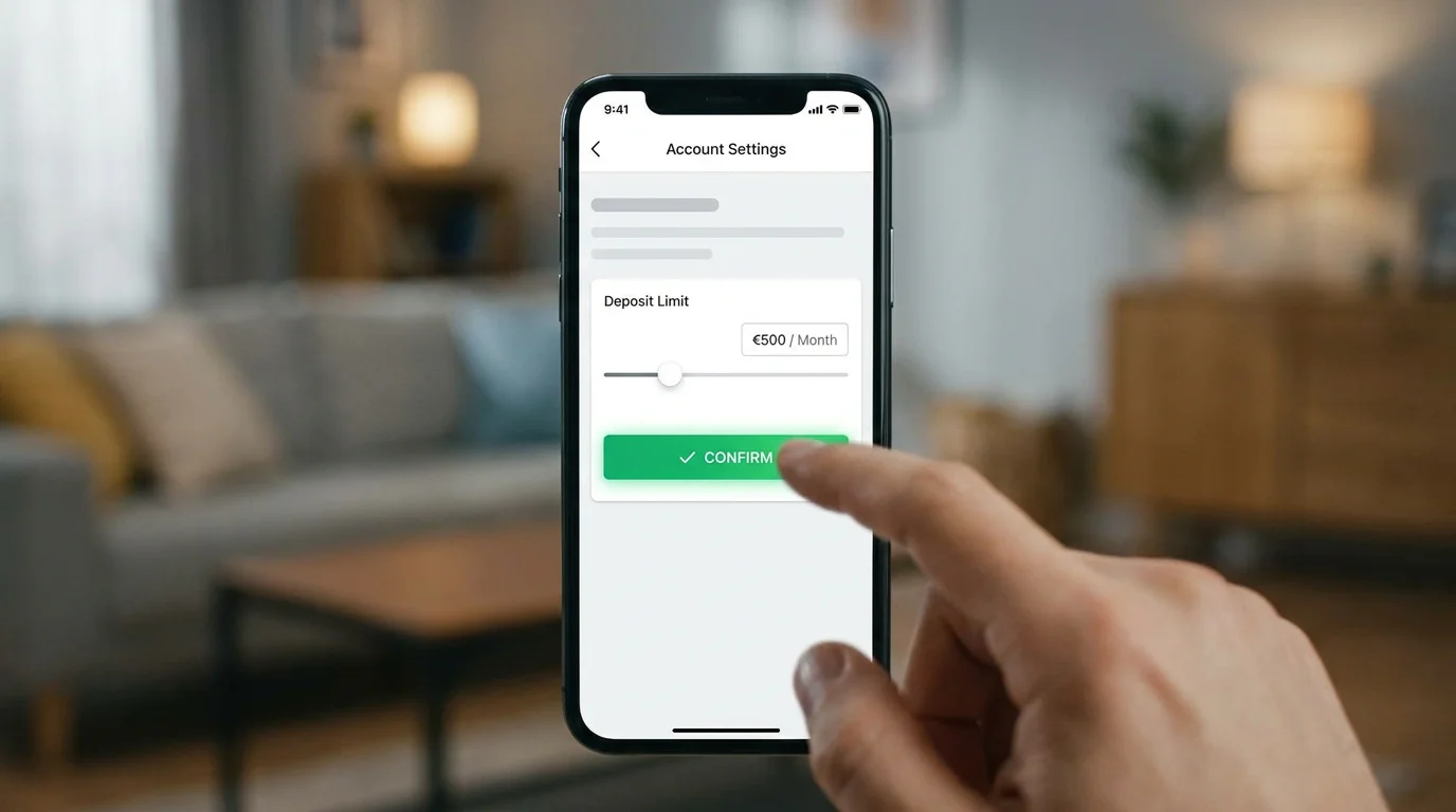 Setting a deposit limit during UK betting account registration