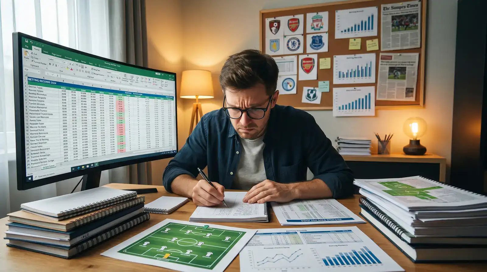Football betting strategy framework with staking plans and prediction models for profitability