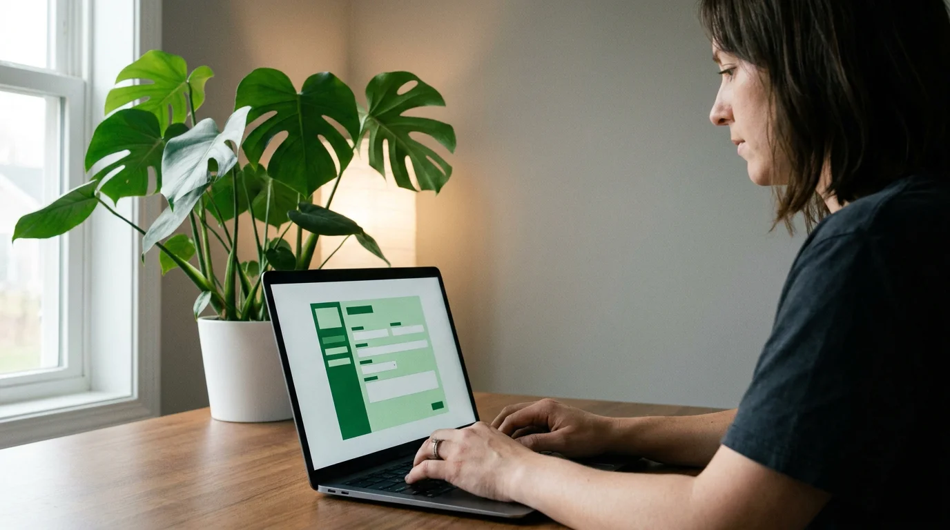 GamStop self-exclusion registration process on a laptop screen