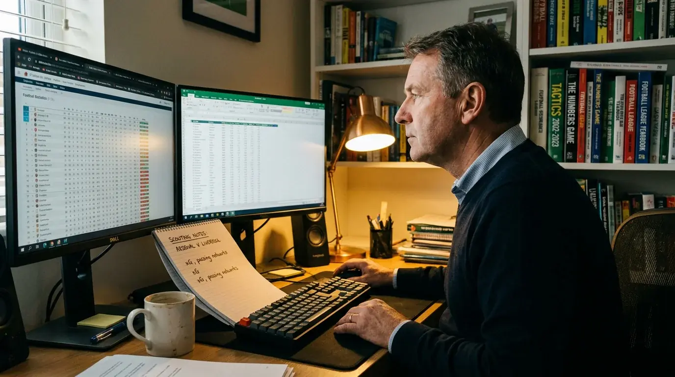 Football analyst researching lower-league EFL match data for betting edge