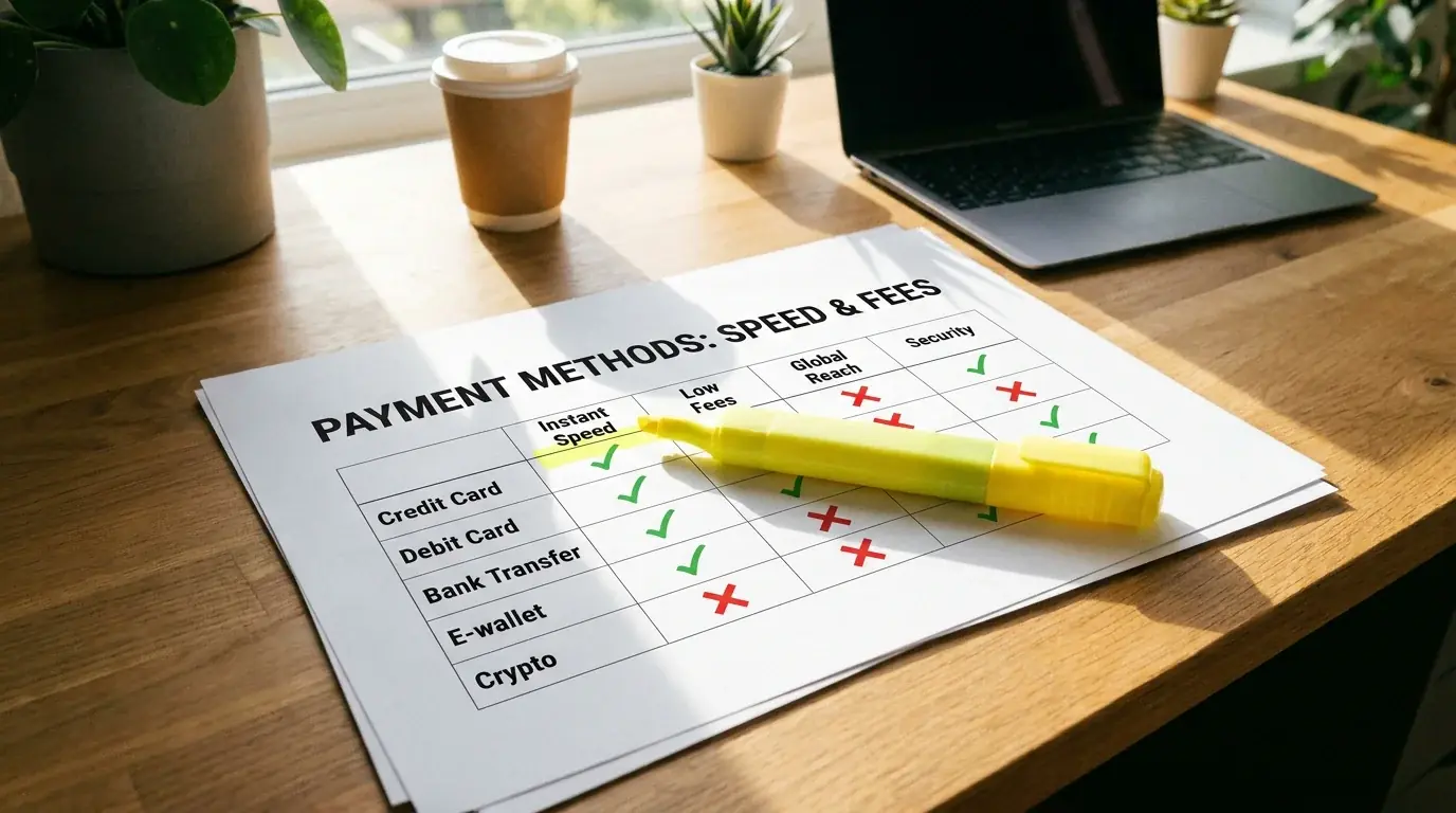 UK football betting payment method comparison by speed and coverage